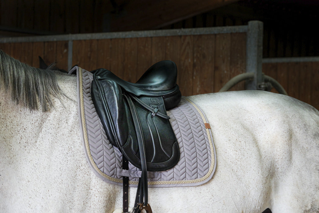 Tapis dressage Softy EQUITHEME gris