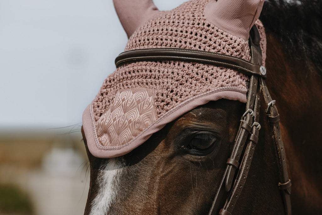 Bonnet Brocart EQUITHEME rose