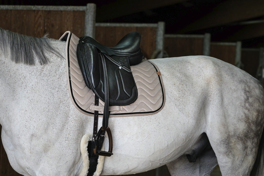 Tapis dressage Glossy EQUITHEME beige