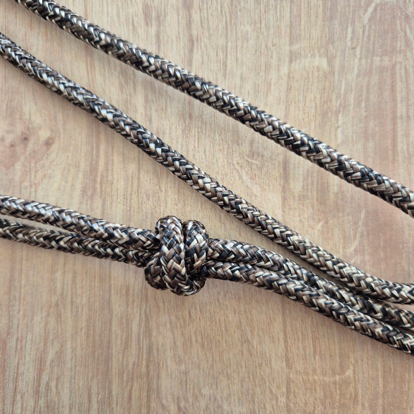 Cordelette éthologique marron chiné