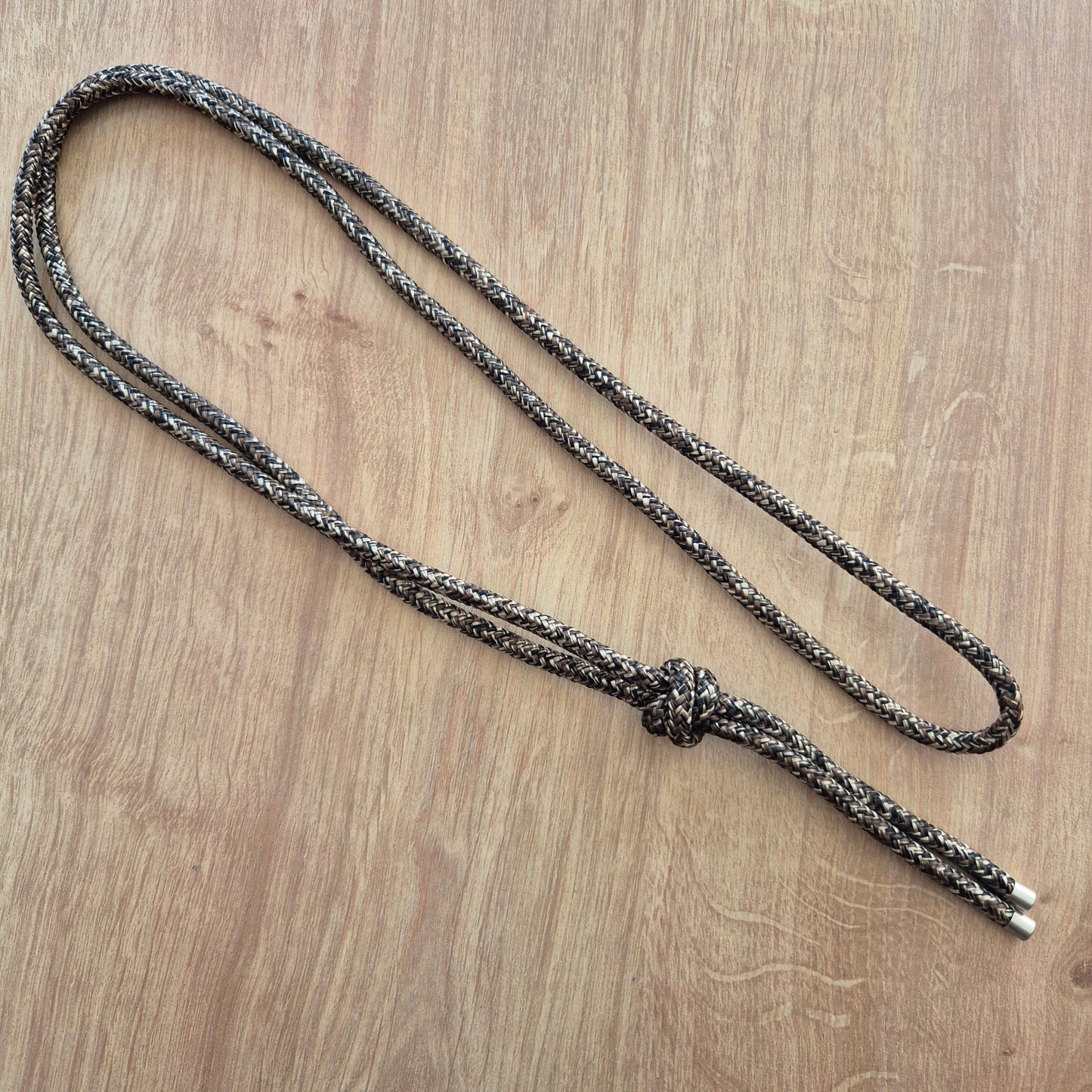 Cordelette éthologique marron chiné