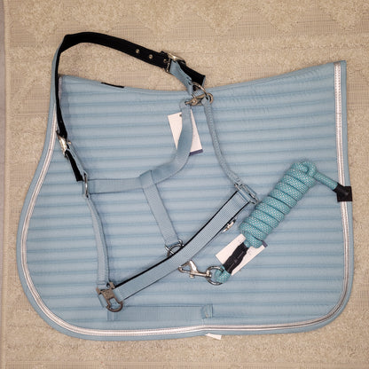 Licol nylon EQUITHEME Spring turquoise