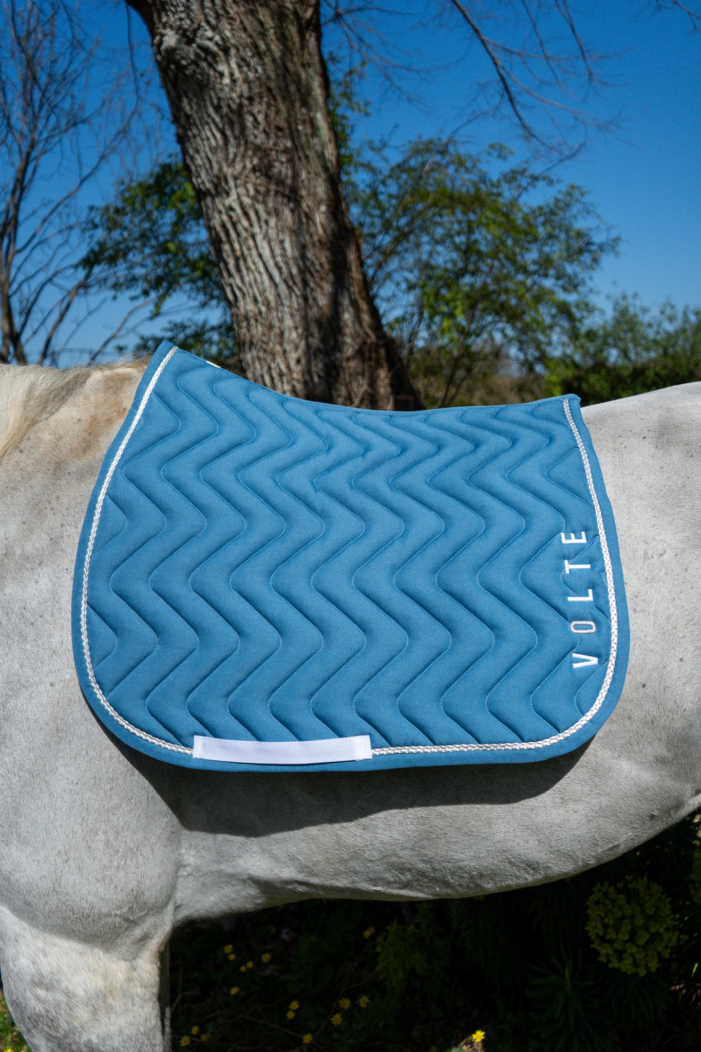 Tapis dressage Volte Le Pétillant bleu