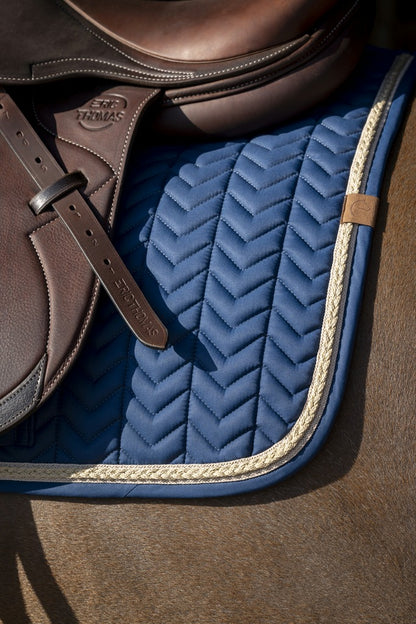 Tapis Softy EQUITHEME bleu pétrole