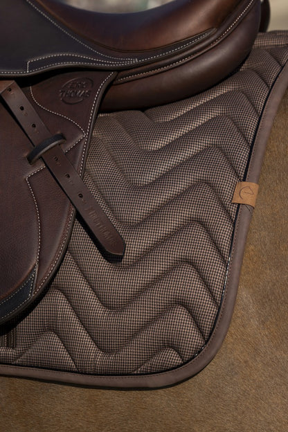 Tapis Tweedytan EQUITHEME brun